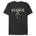 thumbnail image 1 of Star Wars Yoda Best Fiancé Lightsaber Engagement Gift- Short Sleeve Blended T-Shirt for Adults - Customized-Dark Heather, 1 of 5