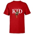 thumbnail image 1 of Star Wars Yoda Best Kid Lightsaber Gift for Family- Short Sleeve T-Shirt for Kids - Customized-Red, 1 of 5