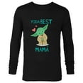 thumbnail image 1 of Star Wars Yoda Best Mamá Yoda Chibi Portrait Día de la Madre - Long Sleeve T-Shirt for Men - Customized-Black, 1 of 5