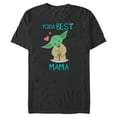 thumbnail image 1 of Star Wars Yoda Best Mama Yoda Chibi Portrait Mother’s Day - Short Sleeve Blended T-Shirt for Adults - Customized-Dark Heather, 1 of 5