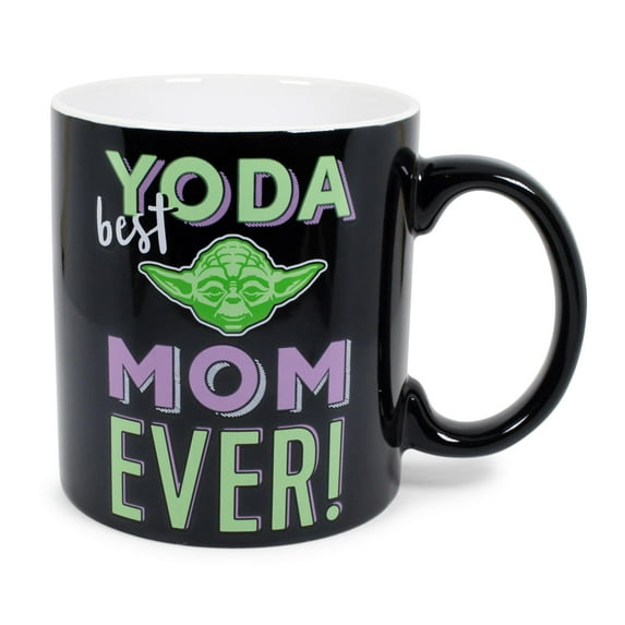 Star Wars "Yoda Best Mom Ever" Ceramic Mug | Holds 20 Ounces | Toynk Exclusive