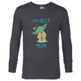 thumbnail image 1 of Star Wars Yoda Best Mom Hearts Mother's Day - Long Sleeve T-Shirt for Men - Customized-Charcoal Heather, 1 of 5