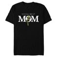 thumbnail image 1 of Star Wars Yoda Best Mom Lightsaber Mother’s Day Gift - Short Sleeve Blended T-Shirt for Adults - Customized-Black, 1 of 5