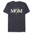 thumbnail image 1 of Star Wars Yoda Best Mom Lightsaber Mother’s Day Gift - Short Sleeve Blended T-Shirt for Adults - Customized-Navy Heather, 1 of 5