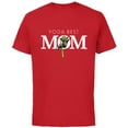 thumbnail image 1 of Star Wars Yoda Best Mom Lightsaber Mother’s Day Gift - Short Sleeve Cotton T-Shirt for Adults - Customized-Red, 1 of 5