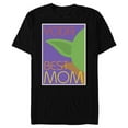 thumbnail image 1 of Star Wars Yoda Best Mom Mother's Day - Short Sleeve Blended T-Shirt for Adults - Customized-Black, 1 of 5