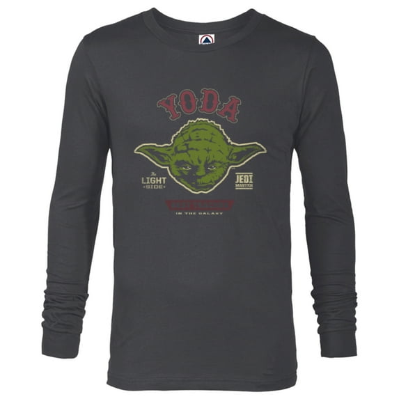 Star Wars Yoda Best Teacher in the Galaxy Teacher’s Day - Long Sleeve T-Shirt for Men - Customized-Charcoal Heather