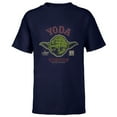 thumbnail image 1 of Star Wars Yoda Best Teacher in the Galaxy Teacher’s Day - Short Sleeve T-Shirt for Kids - Customized-Navy, 1 of 5