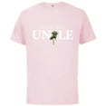 thumbnail image 1 of Star Wars Yoda Best Uncle Lightsaber Gift for Family - Short Sleeve Cotton T-Shirt for Adults - Customized-Soft Pink, 1 of 5