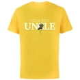 thumbnail image 1 of Star Wars Yoda Best Uncle Lightsaber Gift for Family - Short Sleeve Cotton T-Shirt for Adults - Customized-Yellow, 1 of 5