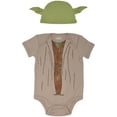 thumbnail image 1 of Star Wars Yoda Bodysuit and Hat Set Newborn to Infant, 1 of 3