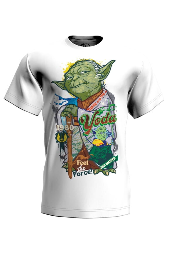 Star Wars Yoda Collage Adult T-Shirt (Unisex)