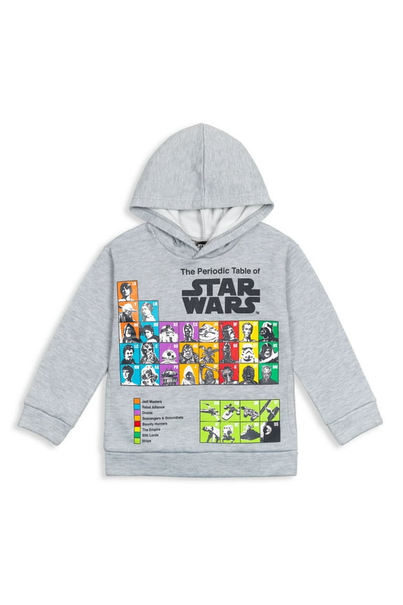 Yoda Darth Vader Boba Fett Big Boys Fleece Pullover Hoodie Little Kid to Big