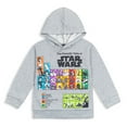thumbnail image 1 of Star Wars Yoda Darth Vader Boba Fett Little Boys Fleece Pullover Hoodie Little Kid to Big, 1 of 5