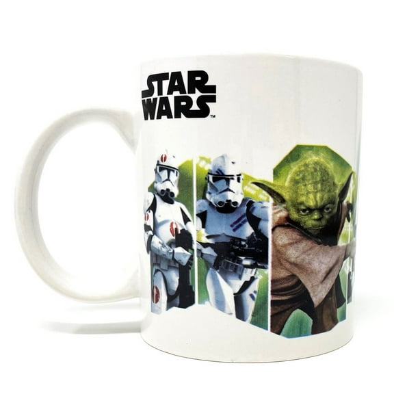 Star Wars Yoda Darth Vader & More 10 oz. Ceramic Mug