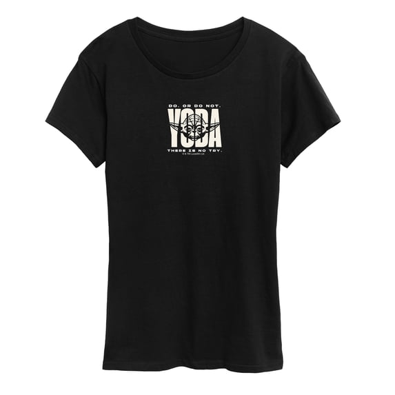 Star Wars - Yoda Do Or Do Not Short Sleeve Graphic T-Shirt