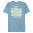 thumbnail image 1 of Star Wars Yoda Do or Do Not There is No Try - Short Sleeve Blended T-Shirt for Adults - Customized-Ocean Blue, 1 of 5