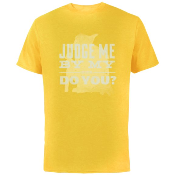 Star Wars Yoda Do or Do Not There is No Try - Short Sleeve Cotton T-Shirt for Adults - Customized-Yellow