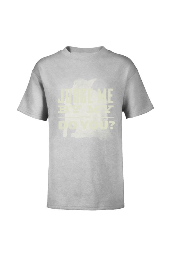 Yoda Do or Do Not There is No Try - Short Sleeve T-Shirt for Kids - Customized-Athletic Heather