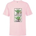 thumbnail image 1 of Star Wars Yoda Do or Donut There is No Try Funny - Short Sleeve T-Shirt for Kids - Customized-Soft Pink, 1 of 5