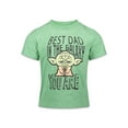 thumbnail image 1 of Star Wars Yoda Father's Day Little Boys Pullover T-Shirt Toddler to Big Kid, 1 of 5