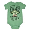 thumbnail image 1 of Star Wars Yoda Father's Day Newborn Baby Boys Bodysuit Newborn to Infant, 1 of 5