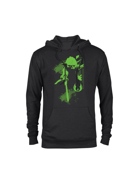 Yoda Jedi Master - Pullover Hoodie for Adults - Customized-Black