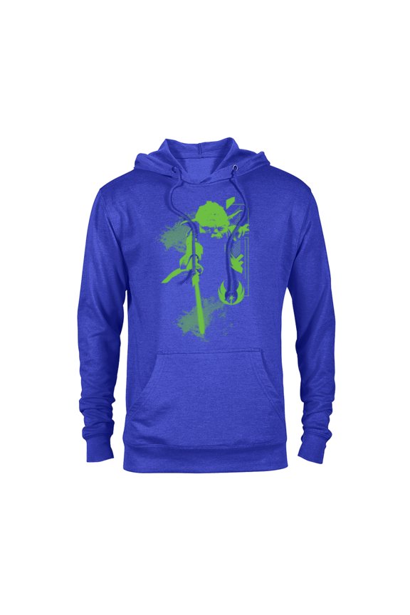Yoda Jedi Master - Pullover Hoodie for Adults - Customized-Royal Heather