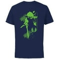 thumbnail image 1 of Star Wars Yoda Jedi Master - Short Sleeve Cotton T-Shirt for Adults - Customized-Navy, 1 of 5
