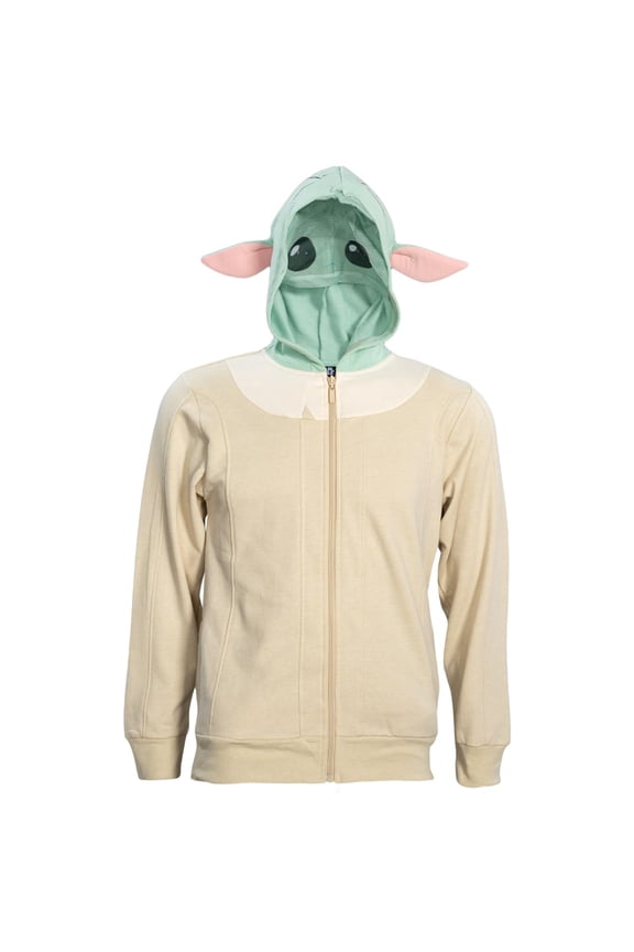 Star Wars Yoda Kids Boys Hoodie Mask with Ears Halloween Costume Cosplay