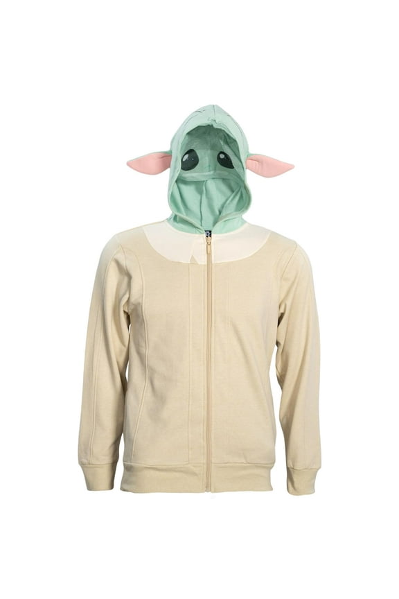 Star Wars Yoda Kids Boys Hoodie Mask with Ears Halloween Costume Cosplay