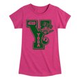 thumbnail image 1 of Star Wars - Yoda Letterman - Toddler And Youth Girls Fitted Short Sleeve Tee, 1 of 4