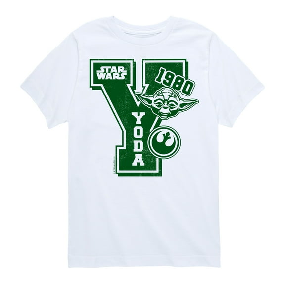Star Wars - Yoda Letterman - Toddler And Youth Short Sleeve Tee