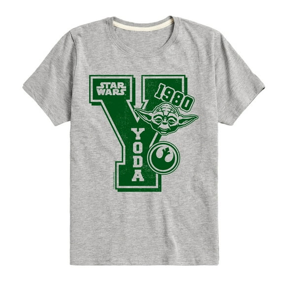 Star Wars - Yoda Letterman - Toddler And Youth Short Sleeve Tee