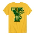 thumbnail image 1 of Star Wars - Yoda Letterman - Toddler And Youth Short Sleeve Tee, 1 of 5