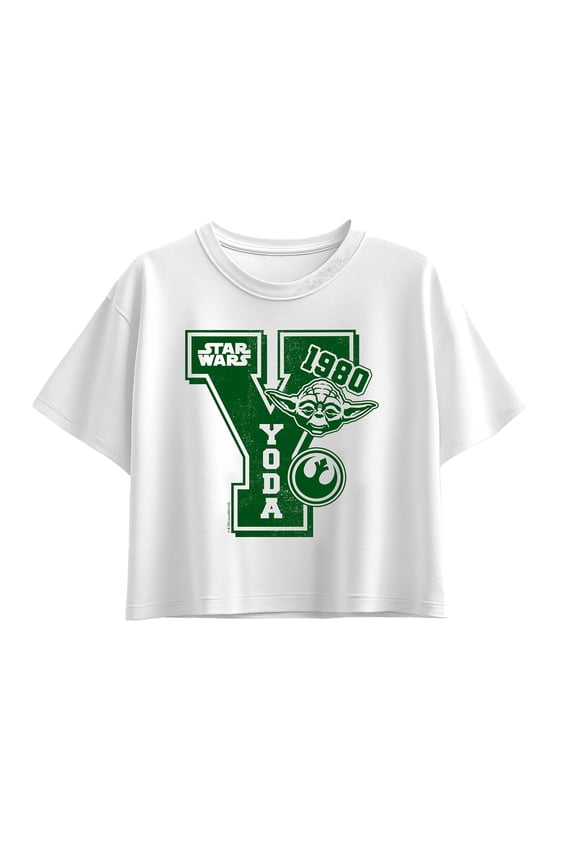 - Yoda Letterman - Youth Girls Boxy T-Shirt