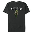 thumbnail image 1 of Star Wars Yoda Lightsaber Best Abuelo Birthday Día del Padre - Short Sleeve Blended T-Shirt for Adults - Customized-Dark Heather, 1 of 5