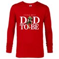 thumbnail image 1 of Star Wars Yoda Lightsaber Best Dad-to-Be Father's Day - Long Sleeve T-Shirt for Men - Customized-New Red, 1 of 5