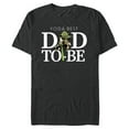 thumbnail image 1 of Star Wars Yoda Lightsaber Best Dad-to-Be Father's Day - Short Sleeve Blended T-Shirt for Adults - Customized-Dark Heather, 1 of 5
