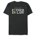 thumbnail image 1 of Star Wars Yoda Lightsaber Best Father-in-Law Father's Day - Short Sleeve Blended T-Shirt for Adults - Customized-Dark Heather, 1 of 5