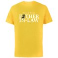 thumbnail image 1 of Star Wars Yoda Lightsaber Best Father-in-Law Father's Day - Short Sleeve Cotton T-Shirt for Adults - Customized-Yellow, 1 of 5