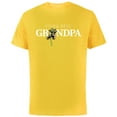 thumbnail image 1 of Star Wars Yoda Lightsaber Best Grandpa Birthday Father's Day - Short Sleeve Cotton T-Shirt for Adults - Customized-Yellow, 1 of 5