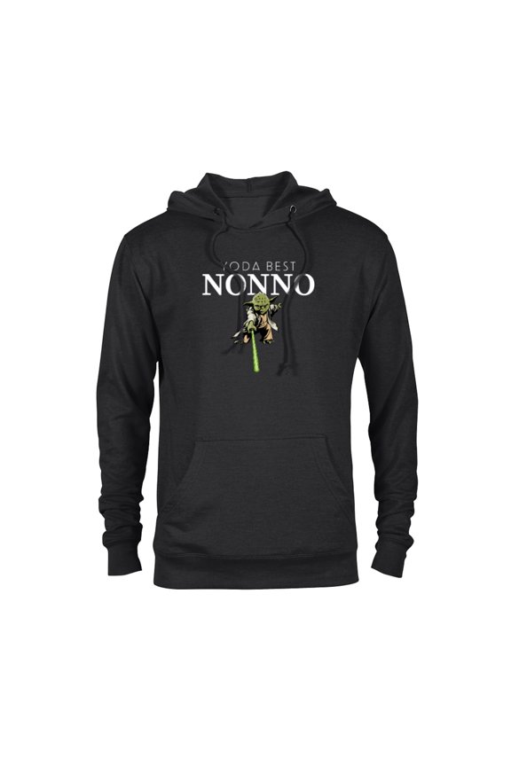 Yoda Lightsaber Best Nonno La Festa del Papà - Pullover Hoodie for Adults - Customized-Black