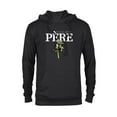 thumbnail image 1 of Star Wars Yoda Lightsaber Best Père La Fête des Pères - Pullover Hoodie for Adults - Customized-Black, 1 of 5
