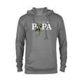 thumbnail image 1 of Star Wars Yoda Lightsaber Best Papà La Festa del Papà - Pullover Hoodie for Adults - Customized-Athletic Heather, 1 of 5