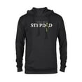 thumbnail image 1 of Star Wars Yoda Lightsaber Best Stepdad Birthday Father's Day - Pullover Hoodie for Adults - Customized-Black, 1 of 5
