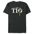 thumbnail image 1 of Star Wars Yoda Lightsaber Best Tío Birthday Día del Padre - Short Sleeve Blended T-Shirt for Adults - Customized-Dark Heather, 1 of 5