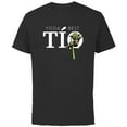 thumbnail image 1 of Star Wars Yoda Lightsaber Best Tío Birthday Día del Padre - Short Sleeve Cotton T-Shirt for Adults - Customized-Black, 1 of 5