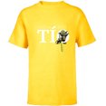 thumbnail image 1 of Star Wars Yoda Lightsaber Best Tío Birthday Día del Padre - Short Sleeve T-Shirt for Kids - Customized-Yellow, 1 of 5