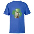 thumbnail image 1 of Star Wars Yoda Lucky Shamrock St. Patrick’s Day - Short Sleeve T-Shirt for Kids - Customized-Royal, 1 of 5